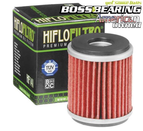 Boss Bearing - Hiflofiltro HF141 Premium Oil Filter Cartridge Type