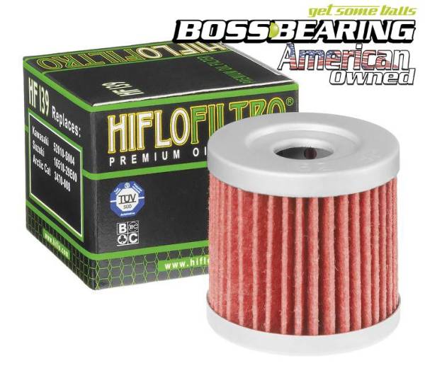 HiFlo - Hiflofiltro HF139 Premium Oil Filter Cartridge Type