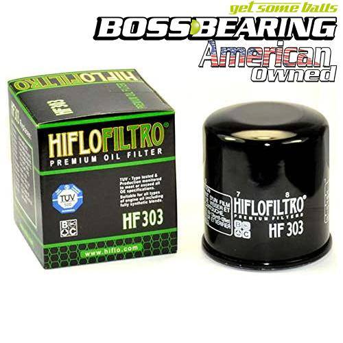 Boss Bearing - Hiflofiltro HF303 Premium Oil Filter Spin On