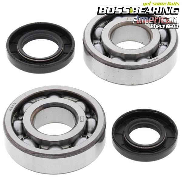 Boss Bearing - Main Crank Shaft Bearing & Seal Kit for Kawasaki - 24-1009B - Boss Bearing