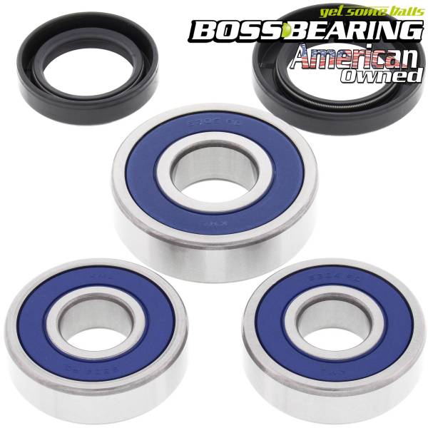 Boss Bearing - Boss Bearing Rear Wheel Bearings and Seals Kit for Honda