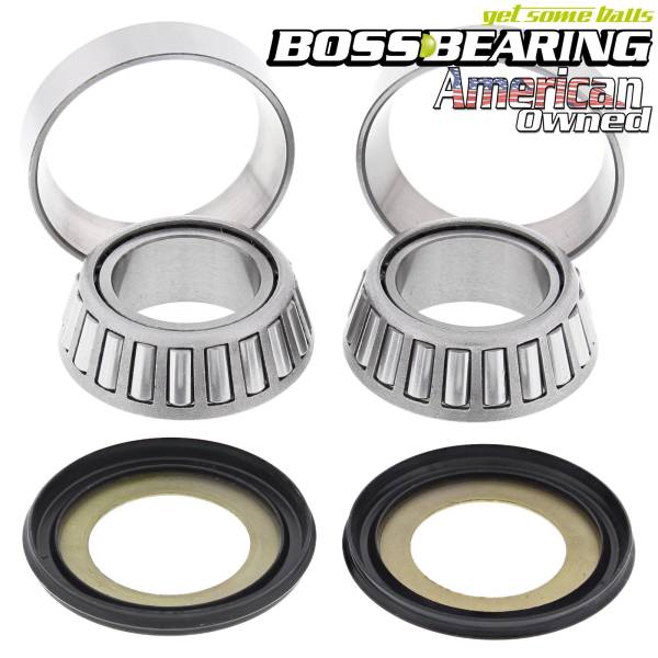 Boss Bearing - Boss Bearing Steering  Stem Bearings and Seals Kit for Suzuki