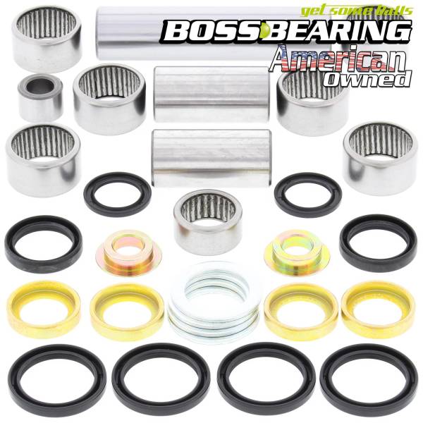 Boss Bearing - Boss Bearing Rear Suspension Linkage Bearings and Seals Kit for Yamaha