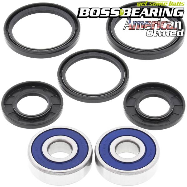 Boss Bearing - Boss Bearing Front Wheel Bearings and Seals Kit for Honda