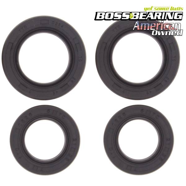 Boss Bearing - Boss Bearing Y-ATV-FR-1000A-2B2-1 Front Wheel Oil Seals Kit for Yamaha YFZ450 2004-2012