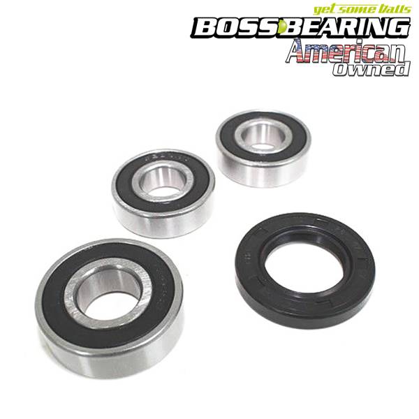 Boss Bearing - Boss Bearing Rear Wheel Bearings and Seal Kit for Yamaha