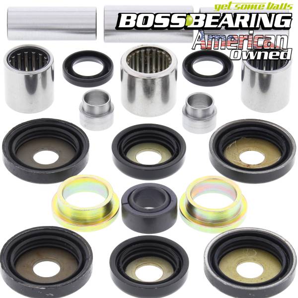 Boss Bearing - Boss Bearing Rear Suspension Linkage Bearings and Seals Kit for Honda