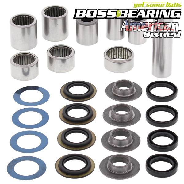 Boss Bearing - Boss Bearing Rear Suspension Linkage Bearings Seals Kit for Suzuki