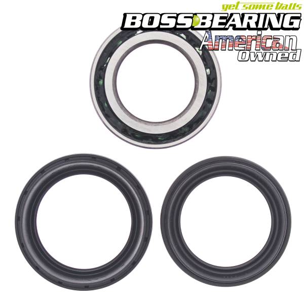 Boss Bearing - Boss Bearing Rear Wheel Bearings and Seals Kit for Honda