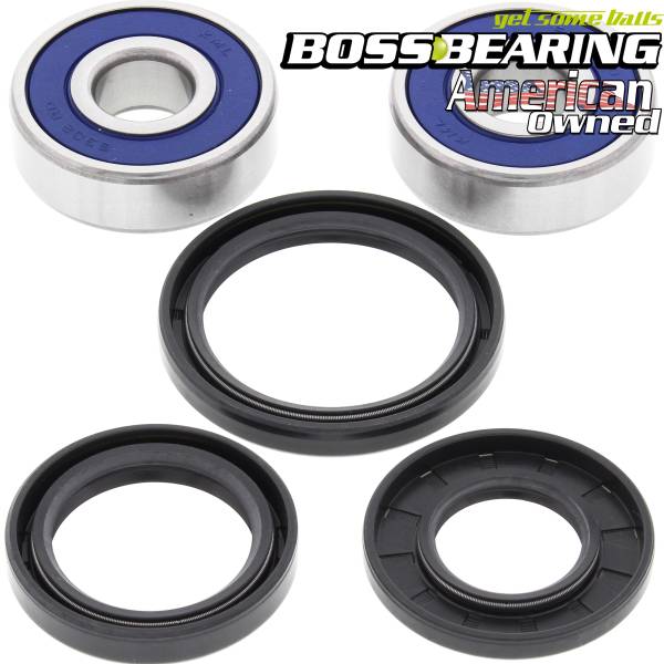 Boss Bearing - Boss Bearing 41-6286B-8H3-A-9 Front Wheel Bearings and Seals Kit for Kawasaki