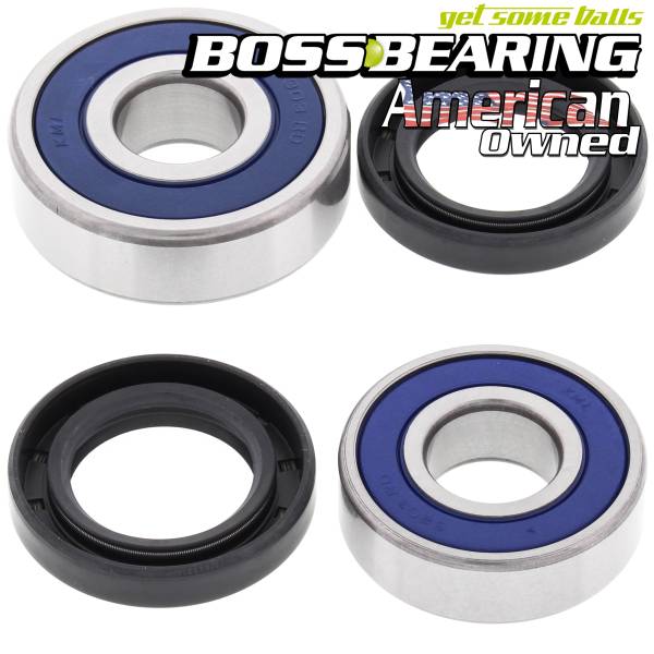 Boss Bearing - Boss Bearing Rear Wheel Bearings and Seals Kit for Honda