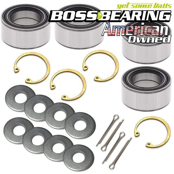 Boss Bearing - Boss Bearing A25-1628C Wheel Bearing Kit Complete Front and Rear