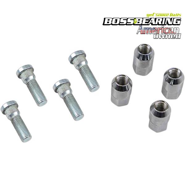 Boss Bearing - Wheel Stud and Nut Kit for Polaris