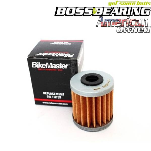 BikeMaster - Boss Bearing BikeMaster Oil Filter for Kawasaki