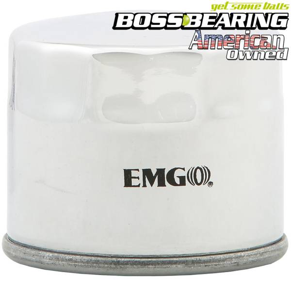 EMGO - EMGO 10-07800 Oil Filter Chrome Spin On