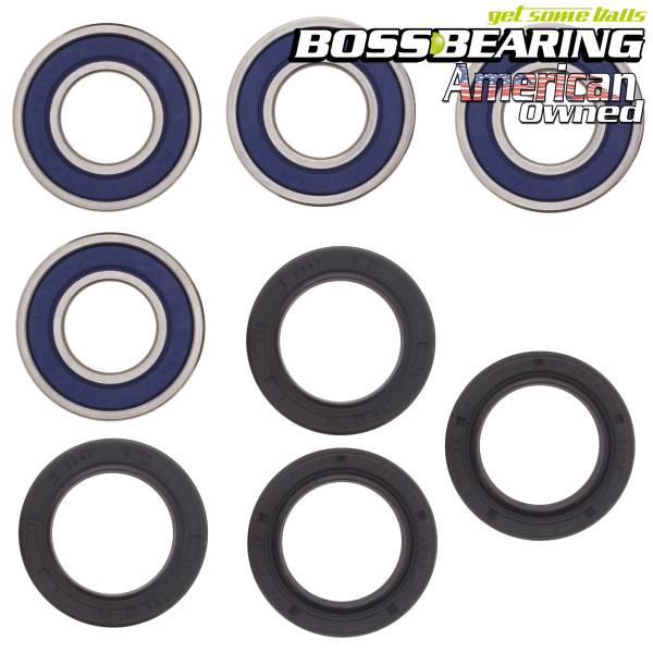 Boss Bearing - Boss Bearing D25-1112B Both Front Wheel Bearing and Seal Kit