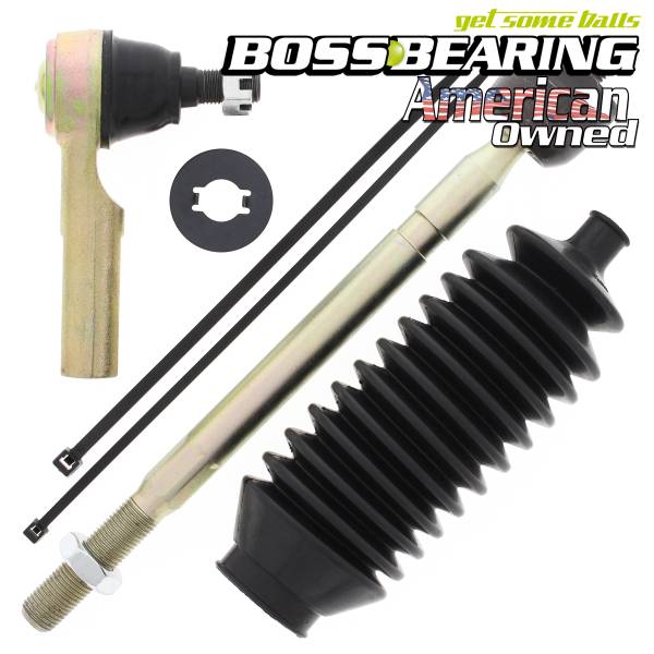 Boss Bearing - Boss Bearing Right Side Tie Rod End Kit for Kawasaki