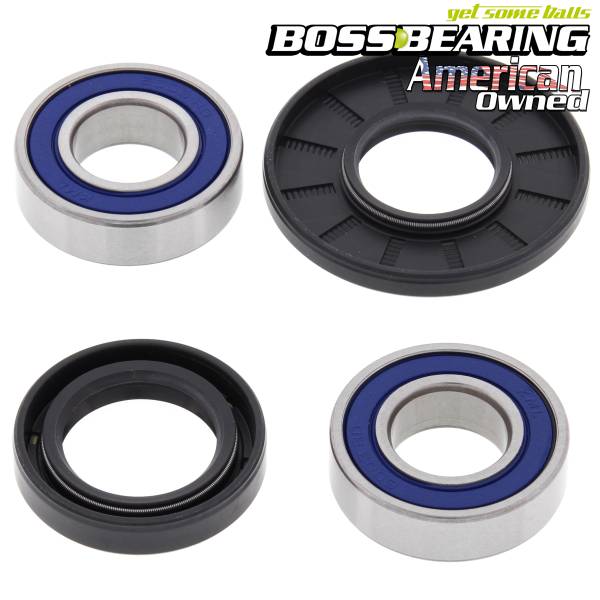 Boss Bearing - Boss Bearing Front Wheel Bearings and Seals Kit for Honda