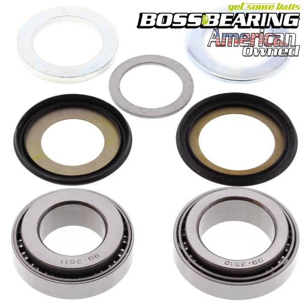 Boss Bearing - Boss Bearing Steering  Stem Bearings and Seals Kit for Honda