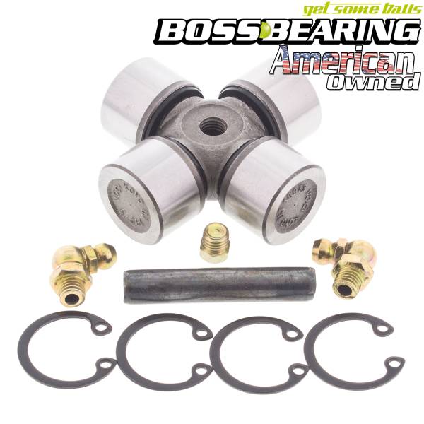 Boss Bearing - Boss Bearing 19-1008B Drive Shaft Universal Joint Kit 22mm External Clip