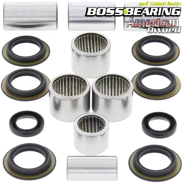 Boss Bearing - Boss Bearing Rear Suspension Linkage Bearings and Seals Kit for Honda