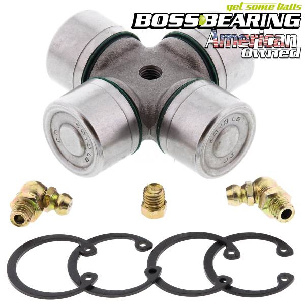 Boss Bearing - Boss Bearing 19-1006B Drive Shaft U Joint Kit 25mm External Clips