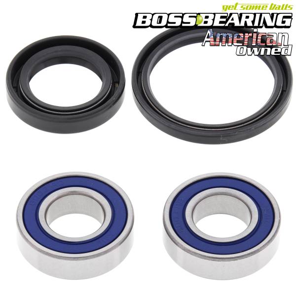 Boss Bearing - Boss Bearing Front Wheel Bearings and Seals Kit for Honda