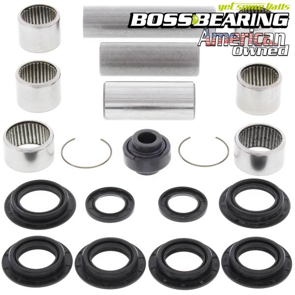 Boss Bearing - Boss Bearing Rear Suspension Linkage Bearings and Seals Kit for Honda