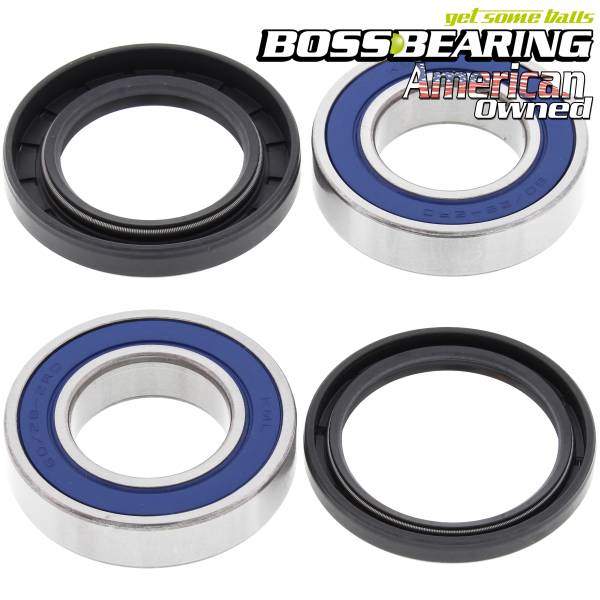 Boss Bearing - Boss Bearing Front Wheel Bearings and Seals Kit for 1986 Honda FourTrax 350, TRX350 4x4