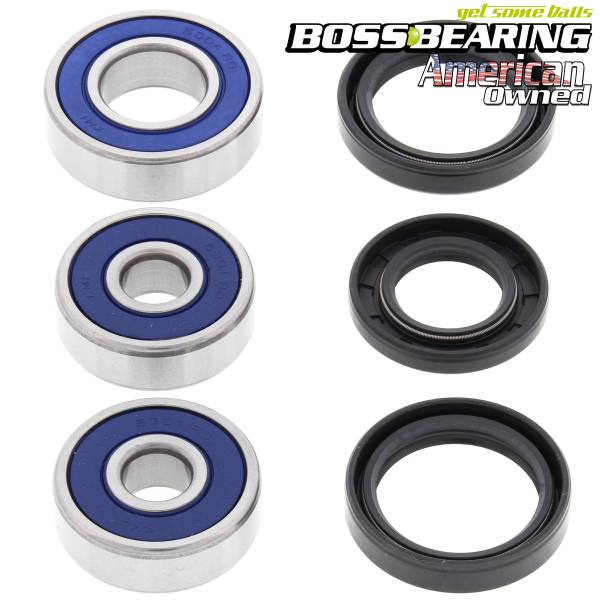 Boss Bearing - Boss Bearing Rear Wheel Bearings and Seals Kit for Yamaha