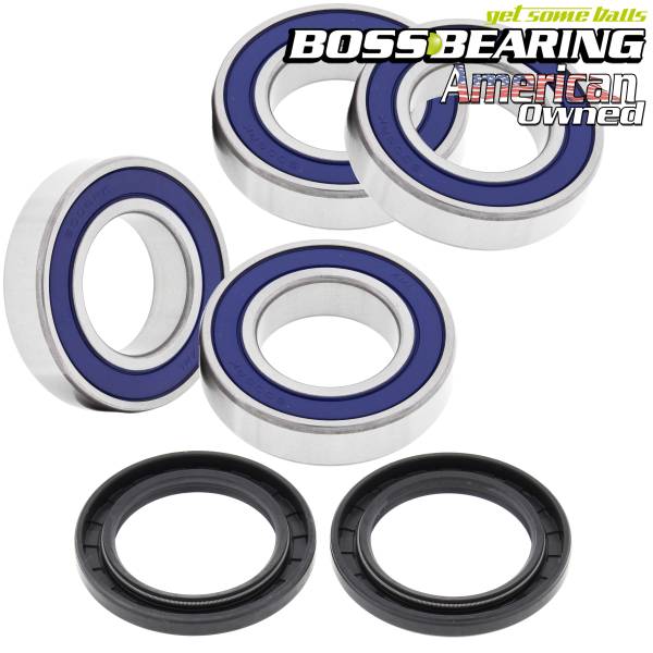 Boss Bearing - Upgraded Both Rear Wheel Bearing and Seal Kit for Suzuki