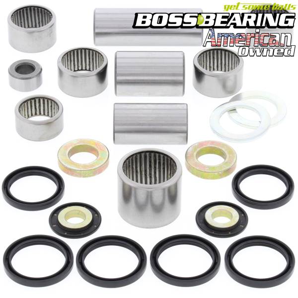 Boss Bearing - Boss Bearing Rear Suspension Linkage Bearings and Seals Kit for Honda