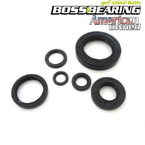 Boss Bearing - Boss Bearing H-CR250-SK-92-06-3C5-A Engine Oil Seals Kit for Honda