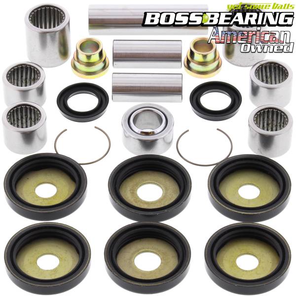 Boss Bearing - Boss Bearing Rear Suspension Linkage Bearings and Seals Kit for Honda