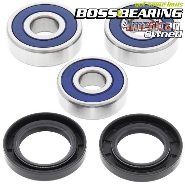 Boss Bearing - Boss Bearing Rear Wheel Bearings and Seals Kit for Honda