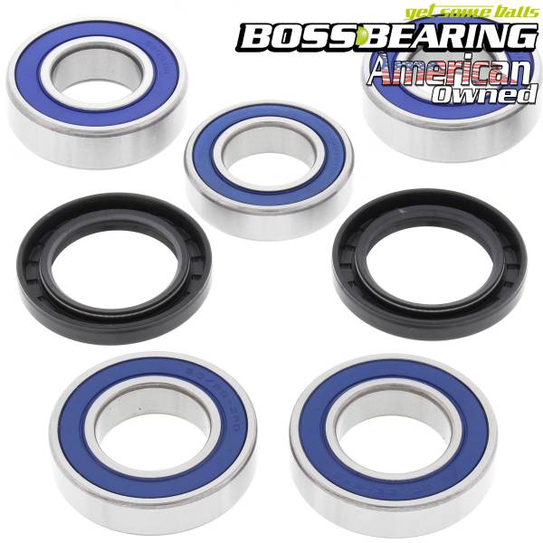 Boss Bearing - Boss Bearing Rear Wheel Bearings and Seals Kit for Honda