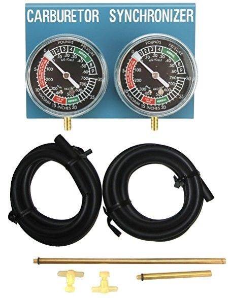 Emgo - EMGO 84-68592 Carburetor Synchronizer Tuner Tool 2 Carb Set