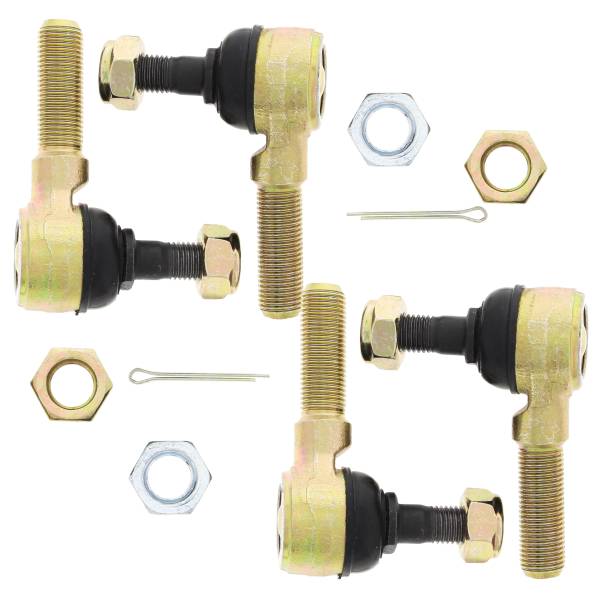 Boss Bearing - Right and Left Side Steering  Rack Tie Rod Combo Kit for Polaris