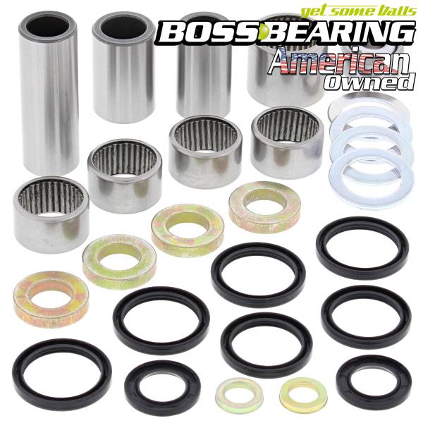 Boss Bearing - Boss Bearing Rear Suspension Linkage Bearings and Seals Kit for Honda