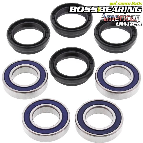 Boss Bearing - Boss Bearing 25-1409B Rear Wheel Bearing and Seal Kit for Yamaha Grizzly 660 2002