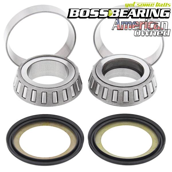 Boss Bearing - Boss Bearing 41-6225B Steering Stem Bearing and Seal Kit for Suzuki