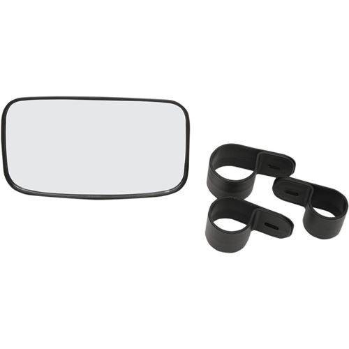 EMGO - EMGO 20-64574 Universal UTV Rear or Side Mirror  4-1/2 in x 8 in Black ABS