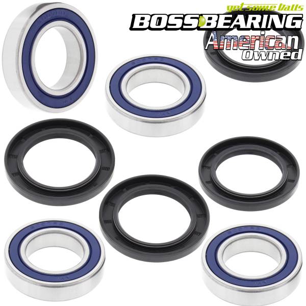 Boss Bearing - Boss Bearing 25-1341C Rear Axle Bearing and Seal Combo Kit for Yamaha