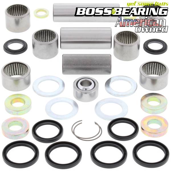 Boss Bearing - Boss Bearing Rear Suspension Linkage Bearings and Seals Kit for Honda