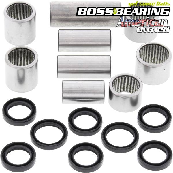 Boss Bearing - Boss Bearing Rear Suspension Linkage Bearings and Seals Kit for Honda