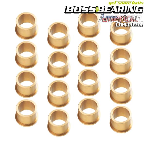 Boss Bearing - Upgraded Bronze A Arm Bushings (16) for Yamaha Warrior Raptor 350 YFM350