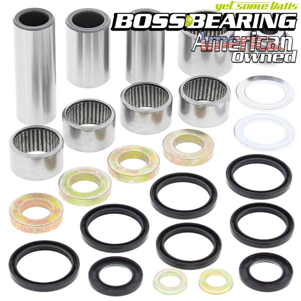 Boss Bearing - Boss Bearing Rear Suspension Linkage Bearings and Seals Kit for Honda