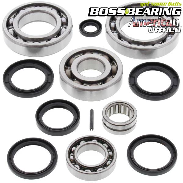 Boss Bearing - Boss Bearing 41-3025B Rear Differential Bearings and Seals Kit for Kawasaki/Suzuki