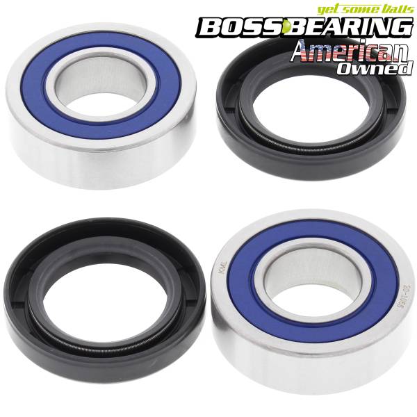Boss Bearing - Boss Bearing Front Wheel Bearings and Seals Kit for Honda