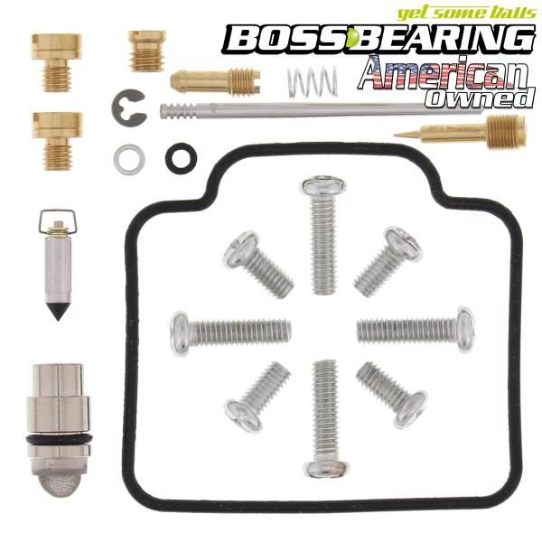 Boss Bearing - Boss Bearing 26-1022 Carburetor Rebuild Kit for Polaris Sportsman 400 4x4 — All Build Code Variants (2001–2005)
